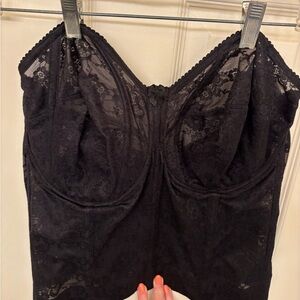 Elila Black Bustier 38H NWT